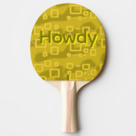 Pala De Ping Pong Howdy Geometric
