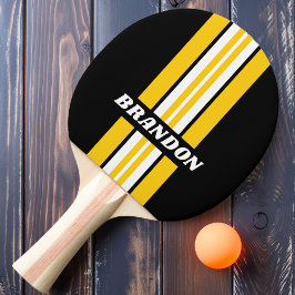 Pala De Ping Pong Huelga de rally nostálgica de Bumblebee con nombre