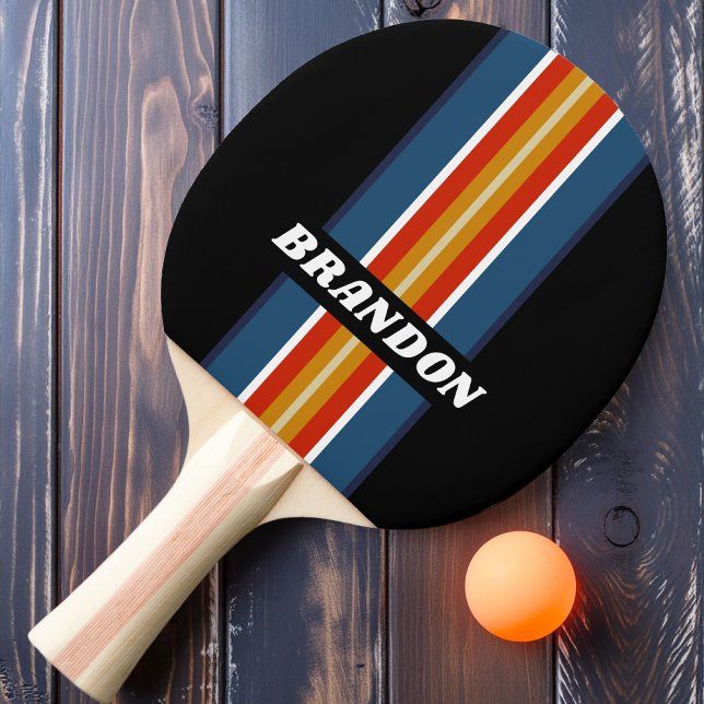 Pala De Ping Pong Huelga de Rally Retro Ice Rainbow con nombre (Subido por el creador)