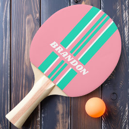 Pala De Ping Pong Huelga nostálgica del rally Beach Breeze con nombr