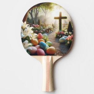 Pala De Ping Pong Huevo cruzado/de Pascua/Lilly