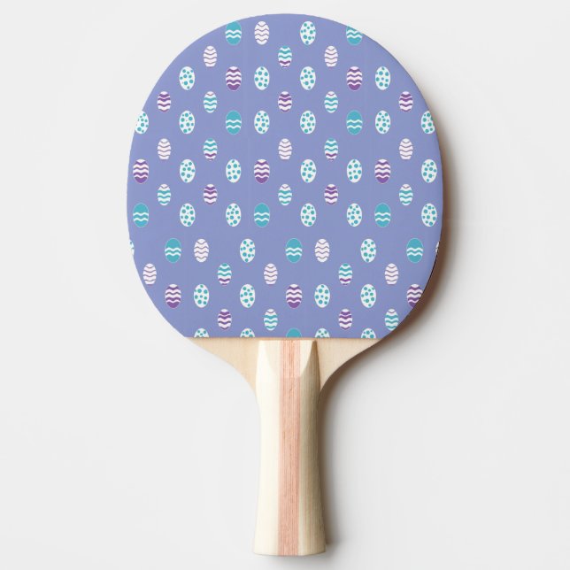 Pala De Ping Pong Huevo de Pascua/primavera pastel (Anverso)