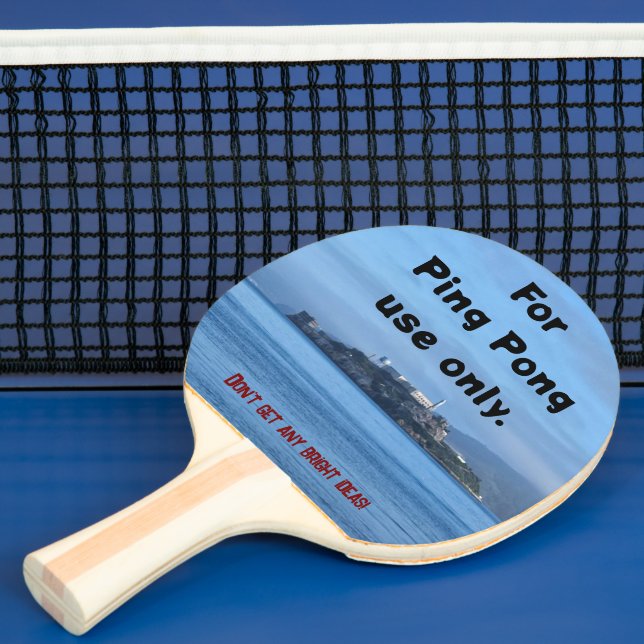 Pala De Ping Pong Humourous Ping Pong paddle (in situ)