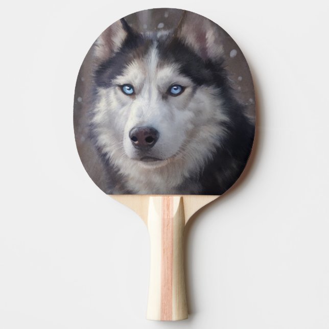 Pala De Ping Pong Husky Siberian (Anverso)
