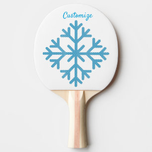 Pala De Ping Pong Icy Blue Snowflake Thunder_Cove 