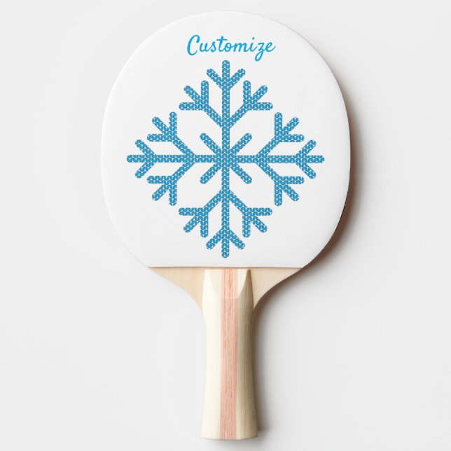 Pala De Ping Pong Icy Blue Snowflake Thunder_Cove (Anverso)