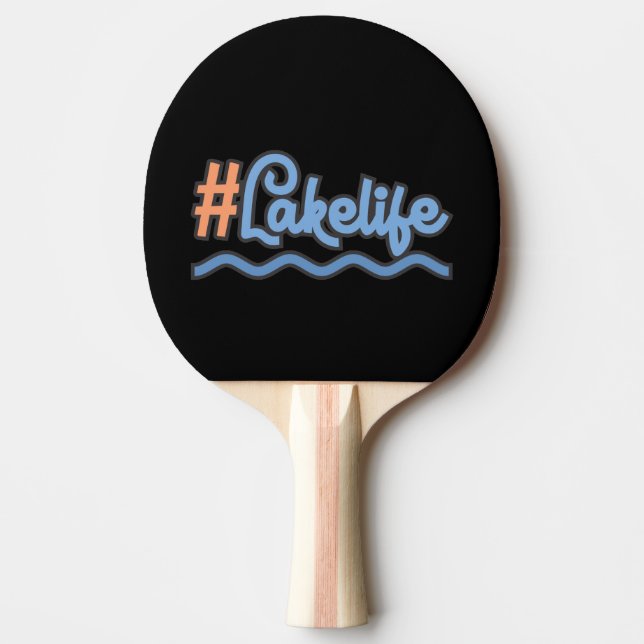 Pala De Ping Pong Ideas divertidas de vacaciones en Lake Life (Anverso)