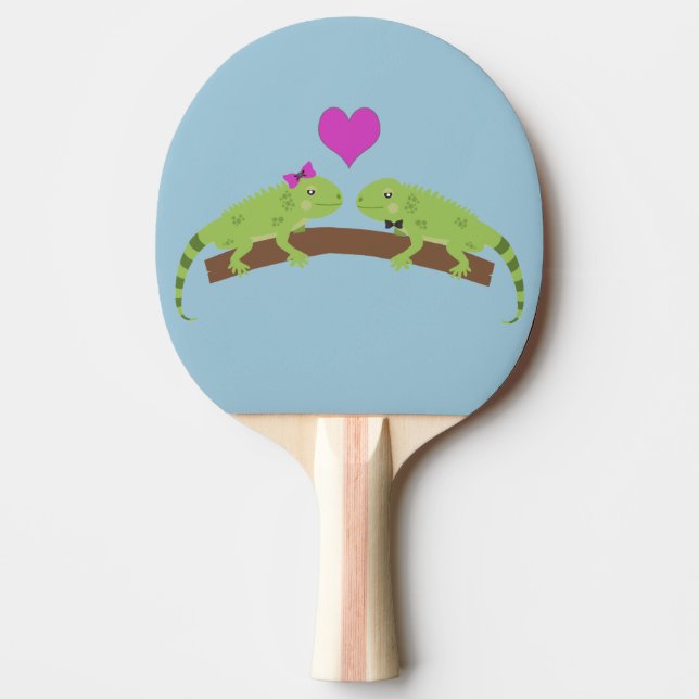 Pala De Ping Pong Iguana amor (Anverso)