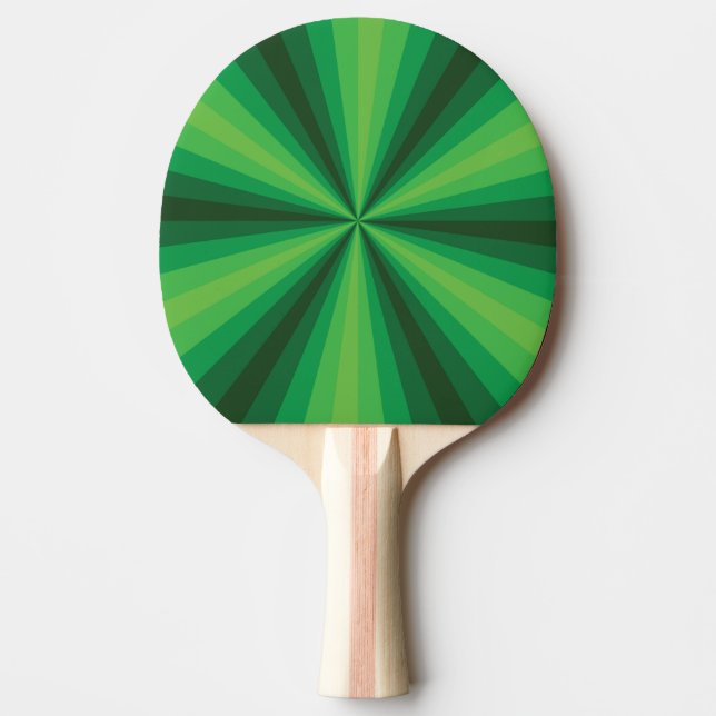 Pala De Ping Pong Ilusión óptica Green Ping Pong Paddle (Anverso)