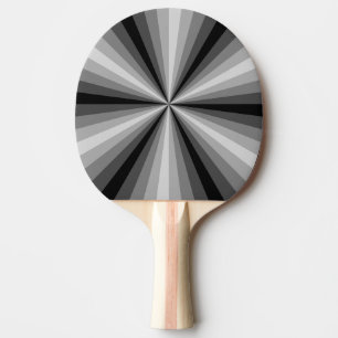 Pala De Ping Pong Ilusión Óptica Paleta de Ping Pong Negra