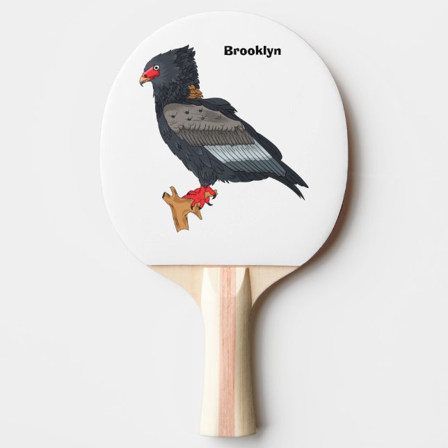 Pala De Ping Pong Ilustracion Bateleur Eagle (Anverso)