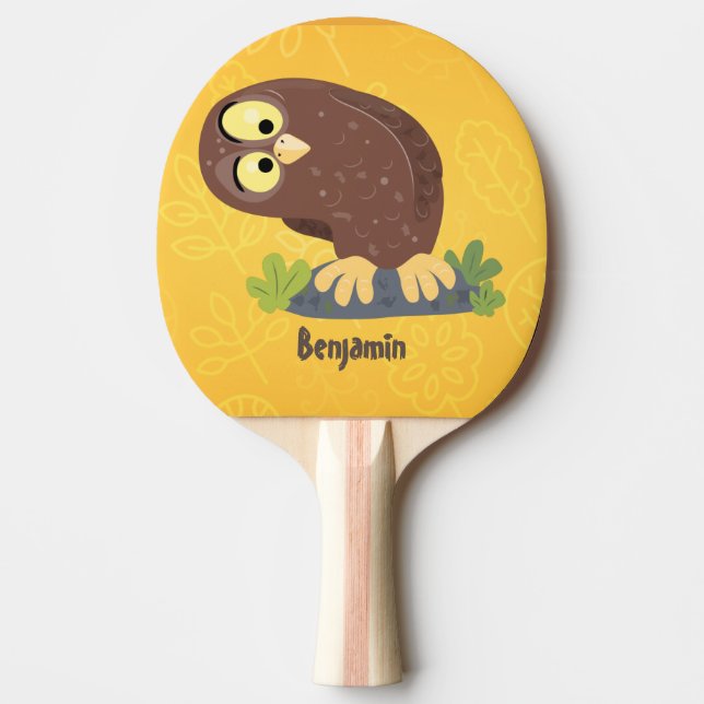 Pala De Ping Pong Ilustracion curioso y gracioso de personalizado de (Anverso)