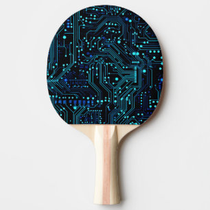 Pala De Ping Pong Ilustracion de diseño de placa de circuito