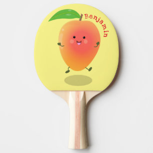 Pala De Ping Pong Ilustracion de personalizado amarillo de mango ale