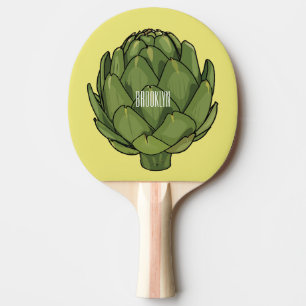Pala De Ping Pong Ilustracion de personalizado Artichoke