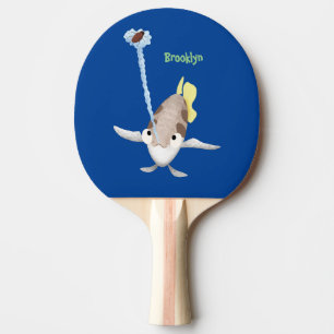 Pala De Ping Pong Ilustracion de personalizado de Arquero Cutáneo