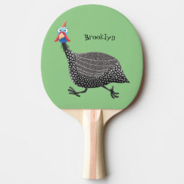 Pala De Ping Pong Ilustracion de personalizado de aves divertidos de