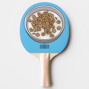 Pala De Ping Pong Ilustracion de personalizado de cereales