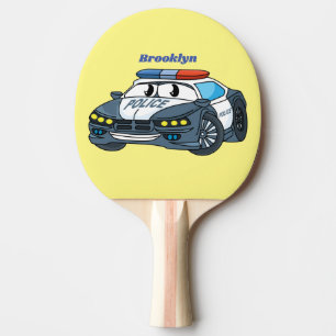 Pala De Ping Pong Ilustracion de personalizado de coche de policía f