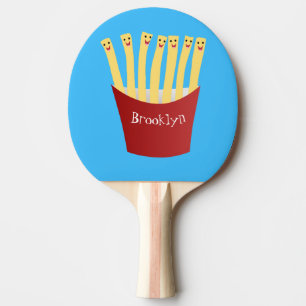 Pala De Ping Pong Ilustracion de personalizado de comida rápida de p