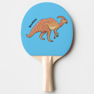 Pala De Ping Pong Ilustracion de personalizado de dinosaurios de par