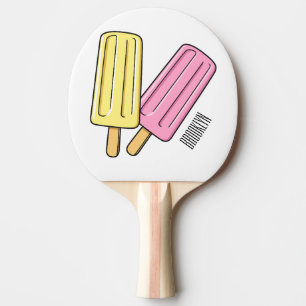 Pala De Ping Pong Ilustracion de personalizado de hielo