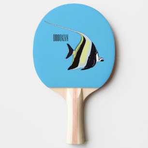 Pala De Ping Pong Ilustracion de personalizado de peces moro