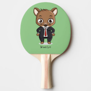 Pala De Ping Pong Ilustracion de personalizado de rata