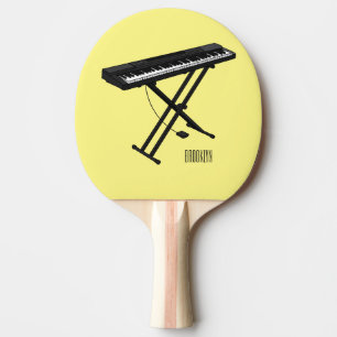 Pala De Ping Pong Ilustracion de piano personalizado de teclado