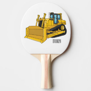 Pala De Ping Pong Ilustracion personalizado Bulldozer
