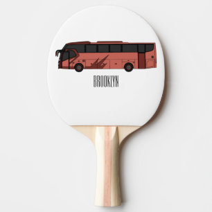 Pala De Ping Pong Ilustracion personalizado de autobús