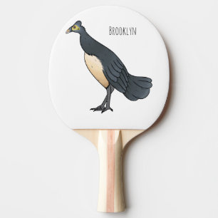 Pala De Ping Pong Ilustracion personalizado de aves de Maleo