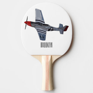 Pala De Ping Pong Ilustracion personalizado de bombarderos