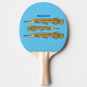 Pala De Ping Pong Ilustracion personalizado de lagarto