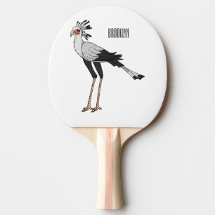 Pala De Ping Pong Ilustracion personalizado de pájaro de Secretario