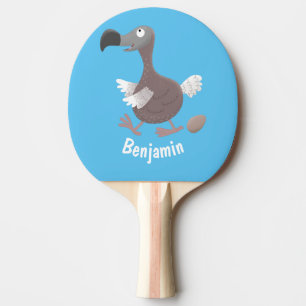 Pala De Ping Pong Ilustracion personalizado de pájaro dodo gracioso