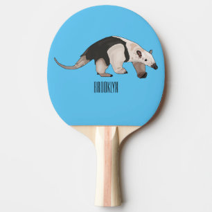 Pala De Ping Pong Ilustracion personalizado de Tamandua