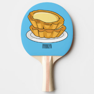 Pala De Ping Pong Ilustracion personalizado de tarta de huevo