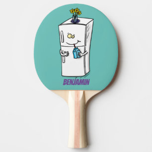 Pala De Ping Pong Ilustracion personalizado frigorífico divertido