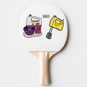 Pala De Ping Pong Ilustracion personalizado mezclador