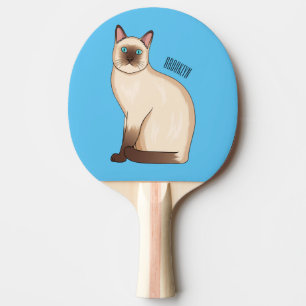 Pala De Ping Pong Ilustracion personalizado siamés
