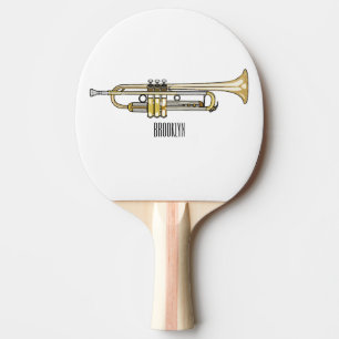 Pala De Ping Pong Ilustracion personalizado Trumpet