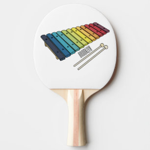 Pala De Ping Pong Ilustracion personalizado xilófono