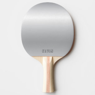 Pala De Ping Pong Imagen de fondo metálico plateado