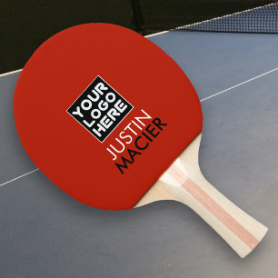 Pala De Ping Pong Imagen de logotipo de marca moderna Nombre persona