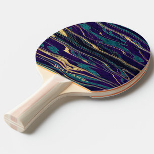 Pala De Ping Pong Imagen de pintura de color marbledo abstracta con