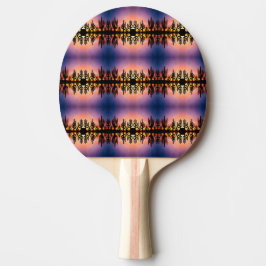 Pala De Ping Pong Imagen del amanecer del cactus en el paisaje del d
