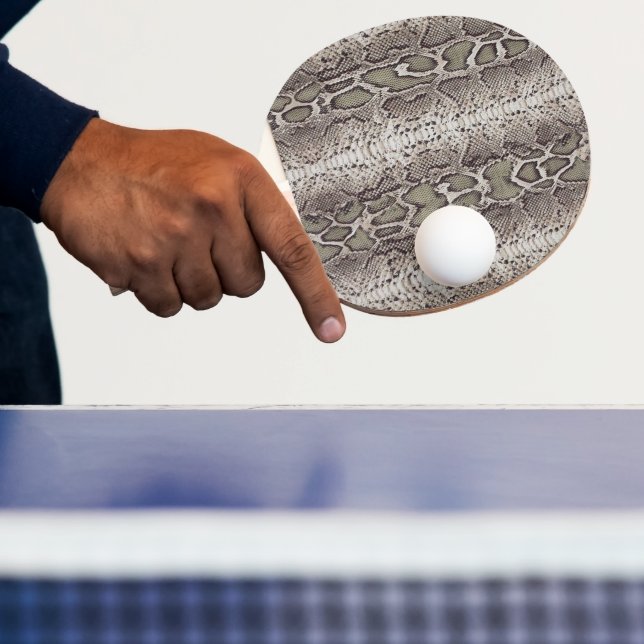 Pala De Ping Pong Impresión de animales de piel de serpiente (in situ)