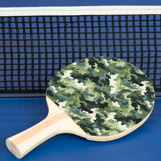 Pala De Ping Pong Impresión de campaña militar de Ping Pong Paddle (in situ)