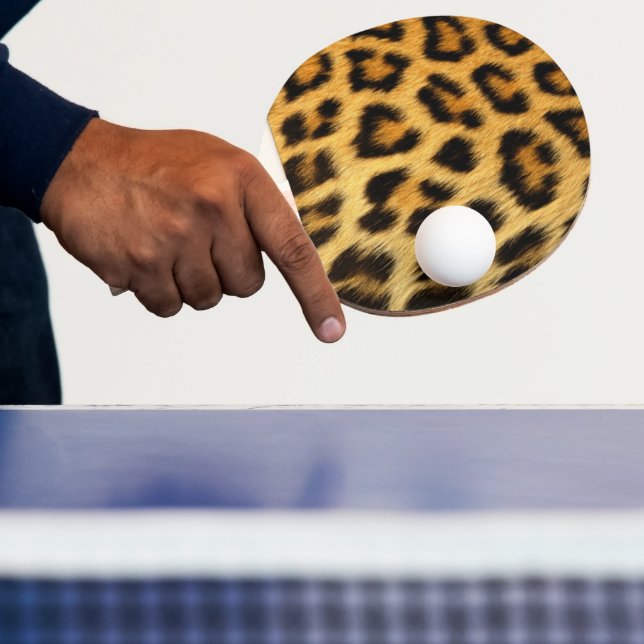 Pala De Ping Pong Impresión de leopardo (in situ)